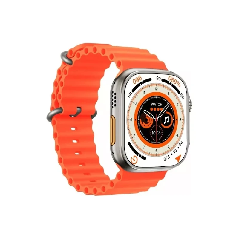 Reloj inteligente smartwatch naranja